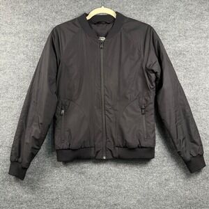 The North Face Rydell Bomber Jacket Small Black Insulated Heatseeker Outdoor